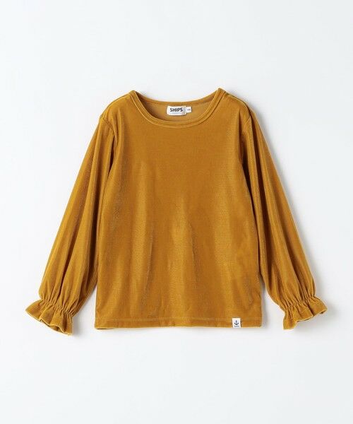 SHIPS / シップス カットソー | SHIPS Colors:90〜140cm /〈洗濯機可能〉シアー ベロア トップス◇ | 詳細10