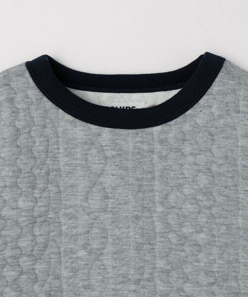 SHIPS / シップス Tシャツ | SHIPS Colors:80〜130cm /〈洗濯機可能〉キルティング ケーブル トップス | 詳細6