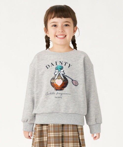 SHIPS / シップス スウェット | 《一部追加予約》SHIPS Colors:100〜130cm / スパンコール スウェット | 詳細9