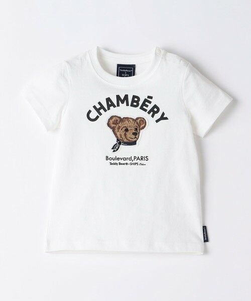 SHIPS / シップス Tシャツ | SHIPS Colors:80〜150cm / TeddyBear(R) プリント&ステッチ TEE◇ | 詳細1