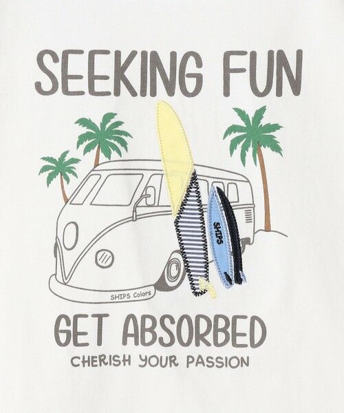 SHIPS / シップス Tシャツ | SHIPS Colors:80〜130cm / パッチワーク プリント Tシャツ◇ | 詳細2