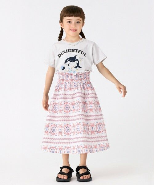 SHIPS / シップス Tシャツ | SHIPS Colors:80〜130cm / パッチワーク プリント Tシャツ◇ | 詳細12