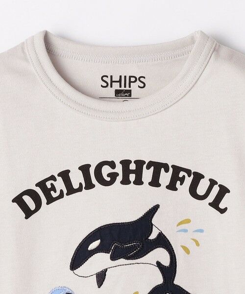 SHIPS / シップス Tシャツ | SHIPS Colors:80〜130cm / パッチワーク プリント Tシャツ◇ | 詳細18