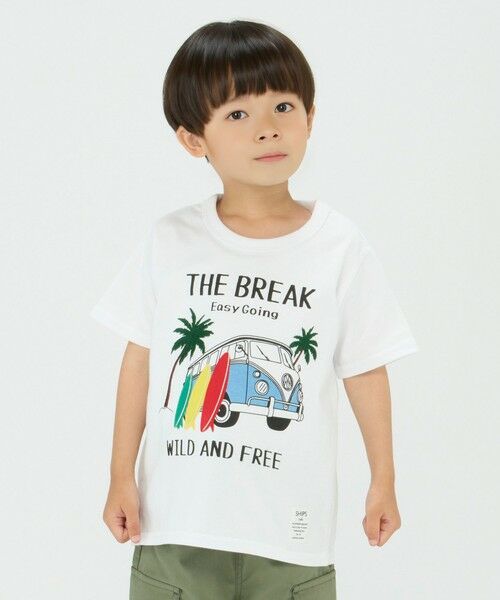 SHIPS / シップス Tシャツ | SHIPS Colors:パッチワーク プリント TEE(80〜130cm)◇ | 詳細9