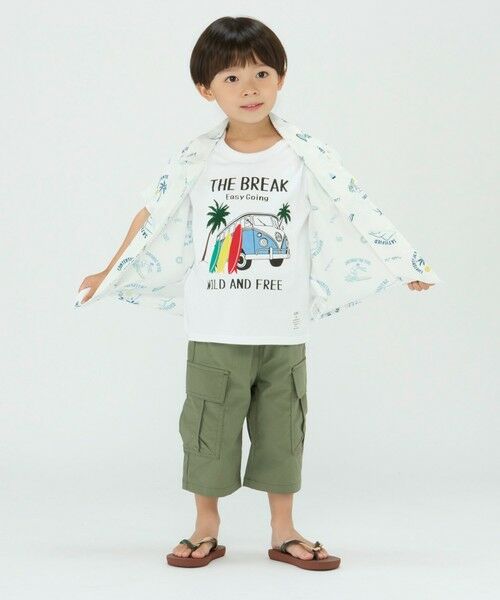 SHIPS / シップス Tシャツ | SHIPS Colors:パッチワーク プリント TEE(80〜130cm)◇ | 詳細12