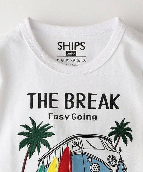 SHIPS / シップス Tシャツ | SHIPS Colors:パッチワーク プリント TEE(80〜130cm)◇ | 詳細3