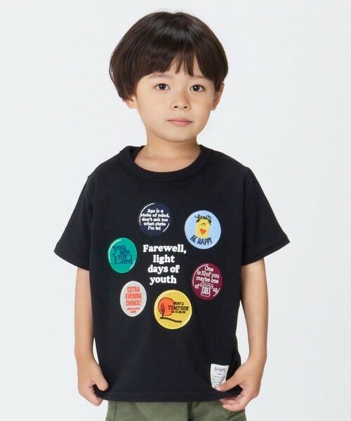 SHIPS / シップス Tシャツ | SHIPS Colors:パッチワーク プリント TEE(80〜130cm)◇ | 詳細21