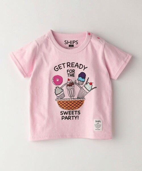 SHIPS / シップス Tシャツ | SHIPS Colors:パッチワーク プリント TEE(80〜130cm)◇ | 詳細23