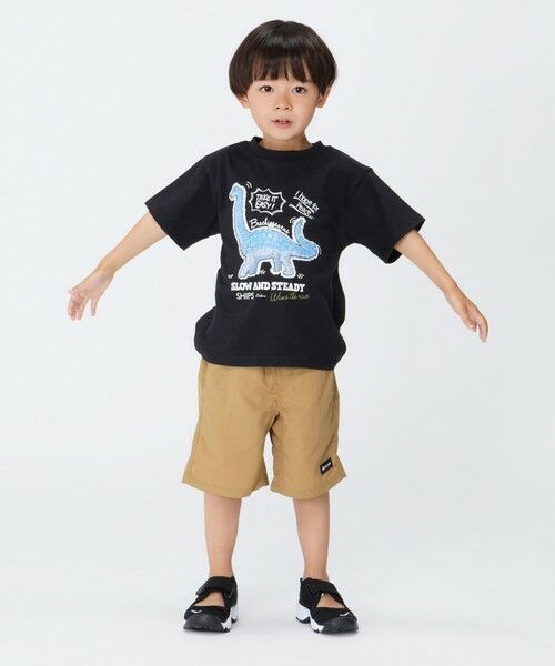 SHIPS / シップス Tシャツ | 《一部追加予約》SHIPS Colors:スパンコール ステッチ プリント TEE(100~130cm)◆ | 詳細4