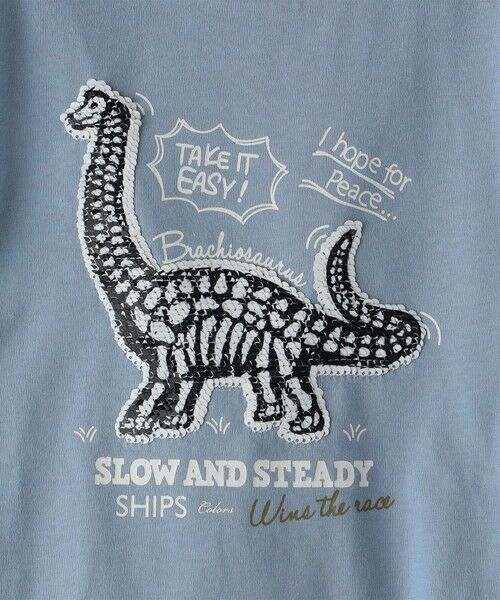 SHIPS / シップス Tシャツ | 《一部追加予約》SHIPS Colors:スパンコール ステッチ プリント TEE(100~130cm)◆ | 詳細16