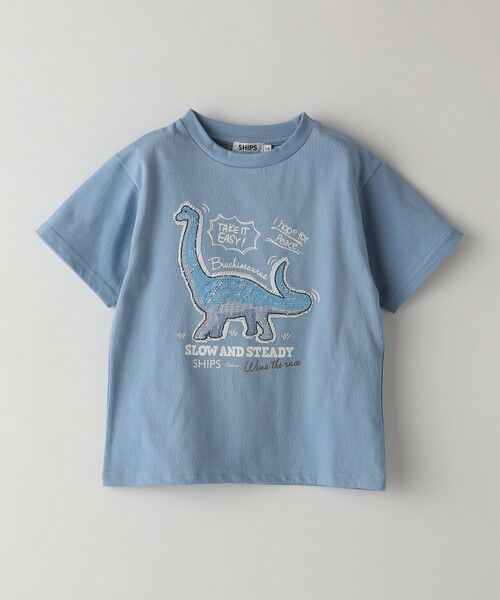 SHIPS / シップス Tシャツ | 《一部追加予約》SHIPS Colors:スパンコール ステッチ プリント TEE(100~130cm)◆ | 詳細14