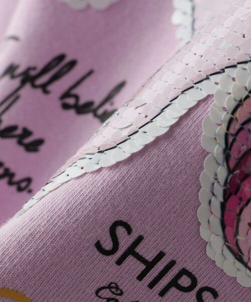 SHIPS / シップス Tシャツ | 《一部追加予約》SHIPS Colors:スパンコール ステッチ プリント TEE(100~130cm)◆ | 詳細29
