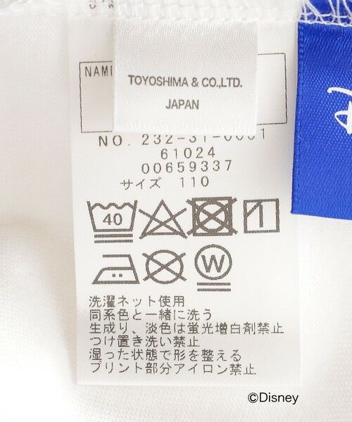 SHIPS / シップス Tシャツ | SHIPS Colors:ミッキーマウス デザイン Tシャツ(80〜130cm) | 詳細7