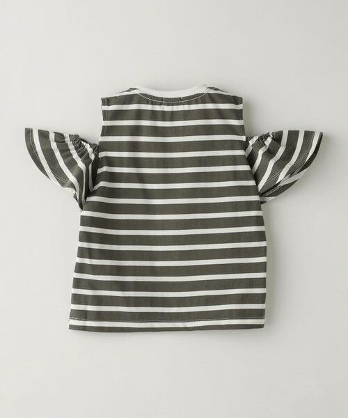 SHIPS / シップス Tシャツ | SHIPS Colors:〈洗濯機可能〉肩あき ボーダー TEE(100~140cm) | 詳細2