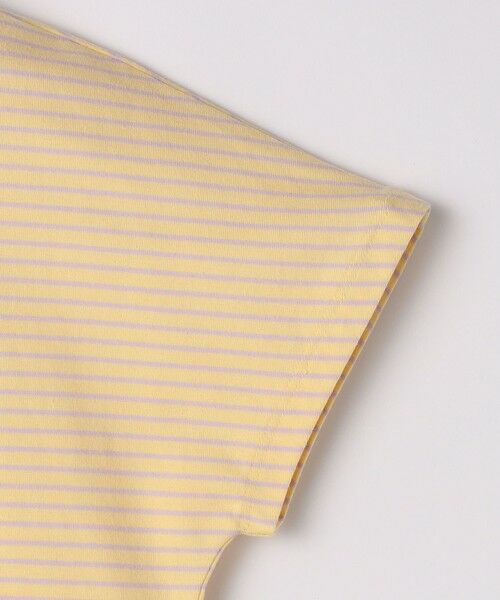 SHIPS / シップス Tシャツ | SHIPS Colors:80〜130cm / ロゴ パッチワーク ボーダー Tシャツ | 詳細8