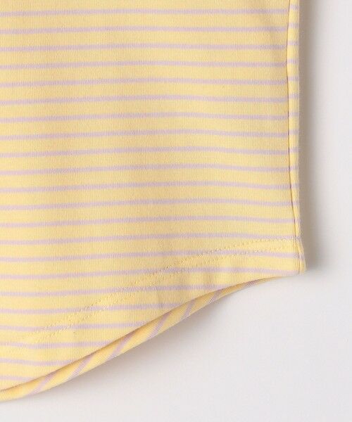 SHIPS / シップス Tシャツ | SHIPS Colors:80〜130cm / ロゴ パッチワーク ボーダー Tシャツ | 詳細9