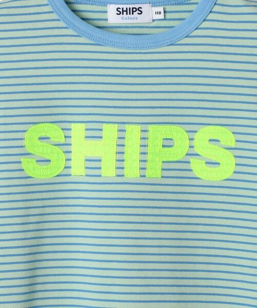 SHIPS / シップス Tシャツ | SHIPS Colors:80〜130cm / ロゴ パッチワーク ボーダー Tシャツ | 詳細16