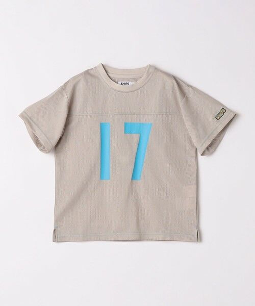 SHIPS / シップス Tシャツ | SHIPS Colors:80〜130cm / ナンバリング メッシュ Tシャツ | 詳細1