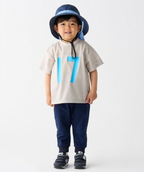 SHIPS / シップス Tシャツ | SHIPS Colors:80〜130cm / ナンバリング メッシュ Tシャツ | 詳細10