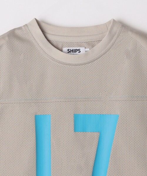 SHIPS / シップス Tシャツ | SHIPS Colors:80〜130cm / ナンバリング メッシュ Tシャツ | 詳細3