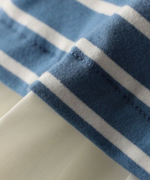 SHIPS / シップス Tシャツ | SHIPS Colors:レイヤードライク ボーダー 家族リンク TEE(100~140cm) | 詳細5