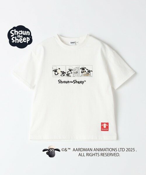 SHIPS / シップス Tシャツ | SHIPS Colors:80〜130cm / ひつじのショーン コミックプリント Tシャツ◇ | 詳細1