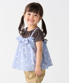 SHIPS / シップス Tシャツ | SHIPS Colors:80〜130cm / 2WAY ドット チュニック