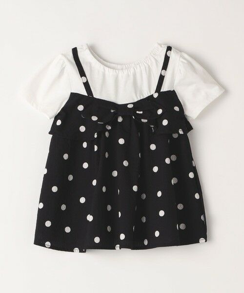SHIPS / シップス Tシャツ | SHIPS Colors:80〜130cm / 2WAY ドット チュニック | 詳細1