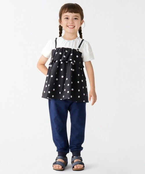 SHIPS / シップス Tシャツ | SHIPS Colors:80〜130cm / 2WAY ドット チュニック | 詳細3