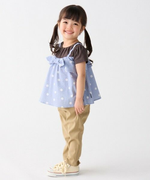 SHIPS / シップス Tシャツ | SHIPS Colors:80〜130cm / 2WAY ドット チュニック | 詳細14