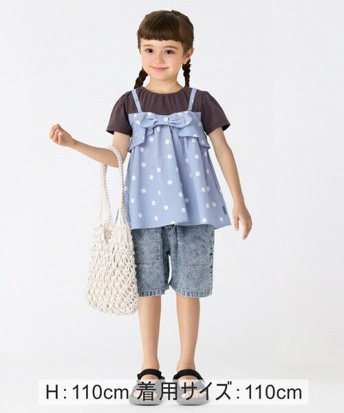 SHIPS / シップス Tシャツ | SHIPS Colors:80〜130cm / 2WAY ドット チュニック | 詳細15