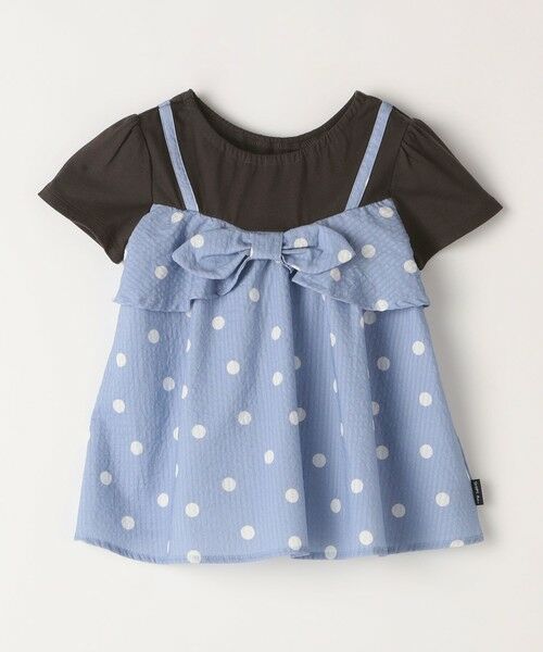 SHIPS / シップス Tシャツ | SHIPS Colors:80〜130cm / 2WAY ドット チュニック | 詳細4
