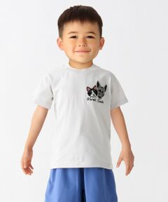 SHIPS / シップス Tシャツ | さかがみ家×SHIPS KIDS:80〜130cm / コラボ 刺繍 Tシャツ◇
