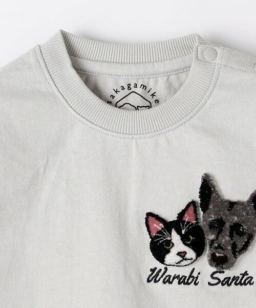 SHIPS / シップス Tシャツ | さかがみ家×SHIPS KIDS:80〜130cm / コラボ 刺繍 Tシャツ◇ | 詳細5