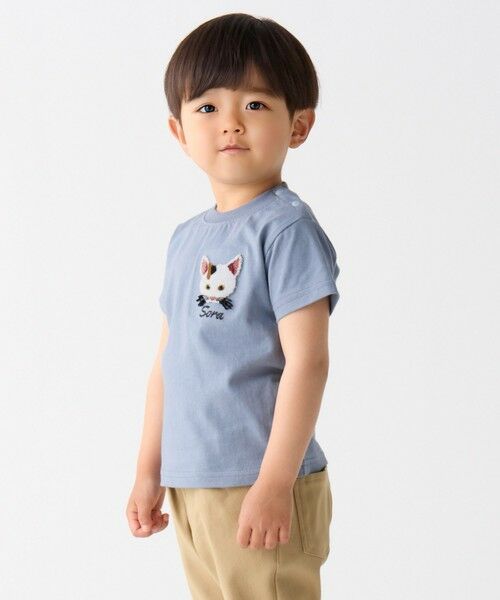 SHIPS / シップス Tシャツ | さかがみ家×SHIPS KIDS:80〜130cm / コラボ 刺繍 Tシャツ◇ | 詳細17