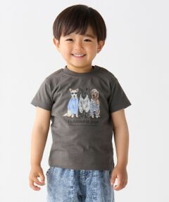 SHIPS / シップス Tシャツ | さかがみ家×SHIPS KIDS:80〜130cm / コラボ プリント Tシャツ◇