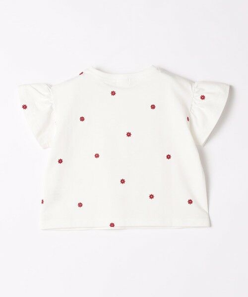 SHIPS / シップス Tシャツ | SHIPS Colors:80〜130cm / リンク フラワー エンブロイダリー カットソー◇ | 詳細2