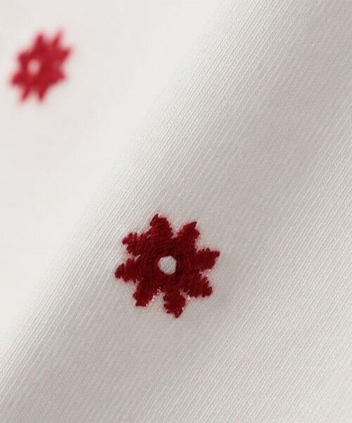 SHIPS / シップス Tシャツ | SHIPS Colors:80〜130cm / リンク フラワー エンブロイダリー カットソー◇ | 詳細6