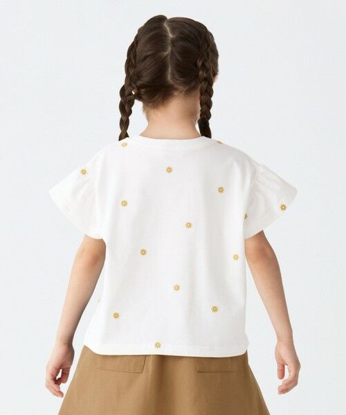 SHIPS / シップス Tシャツ | SHIPS Colors:80〜130cm / リンク フラワー エンブロイダリー カットソー◇ | 詳細12