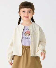 SHIPS / シップス カーディガン・ボレロ | SHIPS Colors:100〜140cm /〈洗濯機可能〉パールモチーフ ボタン カーディガン