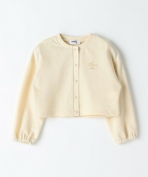 SHIPS / シップス カーディガン・ボレロ | SHIPS Colors:100〜140cm /〈洗濯機可能〉パールモチーフ ボタン カーディガン | 詳細1