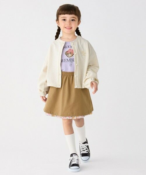 SHIPS / シップス カーディガン・ボレロ | SHIPS Colors:100〜140cm /〈洗濯機可能〉パールモチーフ ボタン カーディガン | 詳細3