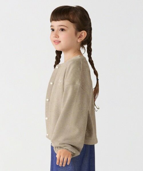 SHIPS / シップス カーディガン・ボレロ | SHIPS Colors:100〜140cm /〈洗濯機可能〉パールモチーフ ボタン カーディガン | 詳細11