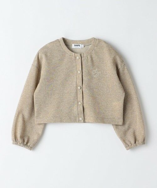 SHIPS / シップス カーディガン・ボレロ | SHIPS Colors:100〜140cm /〈洗濯機可能〉パールモチーフ ボタン カーディガン | 詳細4