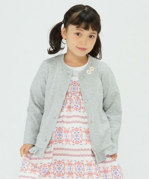 SHIPS / シップス カーディガン・ボレロ | SHIPS Colors:シャーリング アイレット カーディガン(80~130cm) | 詳細10