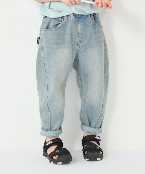 SHIPS / シップス デニムパンツ | SHIPS Colors:100〜130cm /〈洗濯機可能〉バレルレッグ デニムパンツ◇ | 詳細13