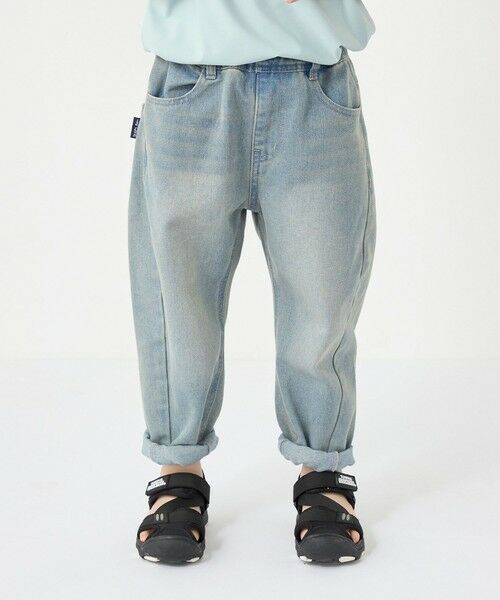 SHIPS / シップス デニムパンツ | SHIPS Colors:100〜130cm /〈洗濯機可能〉バレルレッグ デニムパンツ◇ | 詳細15