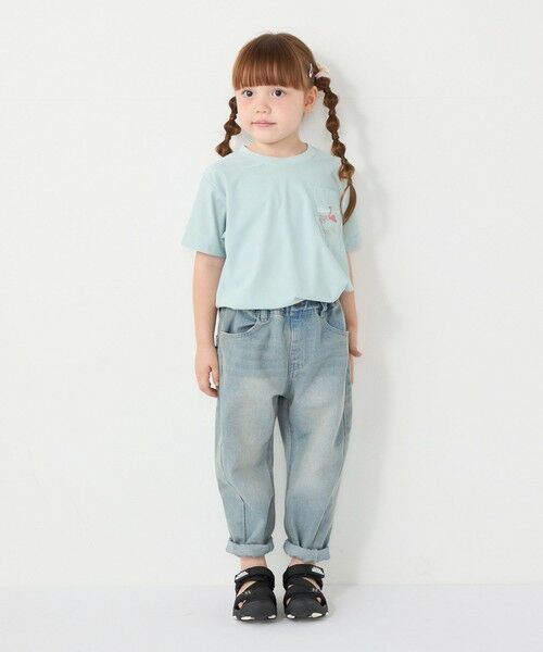 SHIPS / シップス デニムパンツ | SHIPS Colors:100〜130cm /〈洗濯機可能〉バレルレッグ デニムパンツ◇ | 詳細19