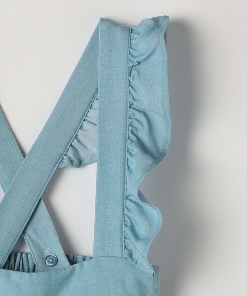 SHIPS / シップス サロペット・オールインワン | SHIPS Colors:110〜140cm /〈洗濯機可能〉フリル オーバーオール | 詳細6