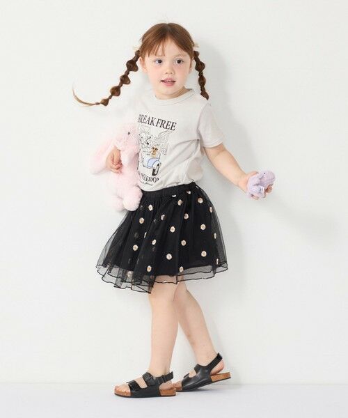SHIPS / シップス ミニ・ひざ丈スカート | 《一部追加・新色予約》SHIPS Colors:90〜140cm/〈手洗い可能〉チュールギャザースカート◇ | 詳細14